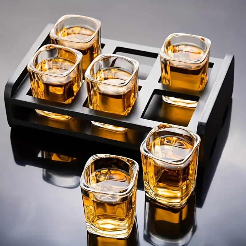 Premium Whiskeyglas - Sæt med 6 Styk Drikkevarer Tech Butik