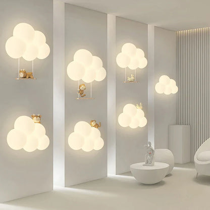 Bedårende Skyformet Væglampe – Charmerende Børneværelsesbelysning Lamps & Lighting Tech Butik