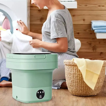 Mini Foldbar Bærbar Vaskemaskine – Ultimativ Vasketøjsbekvemmelighed på Farten Electronics & Gadgets Tech Butik