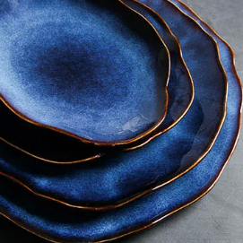 Sæt med Keramiktallerkener – Luksuriøse Spiseelementer til Kunstnerisk Livsstil Kitchen Accessories Tech Butik