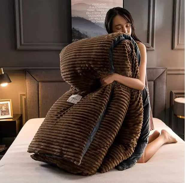 Dynebetræk Sengesæt med Pudebetræk – Ekstra Blødt, Varmt og Vaskbart Flannel duvet cover Tech Butik