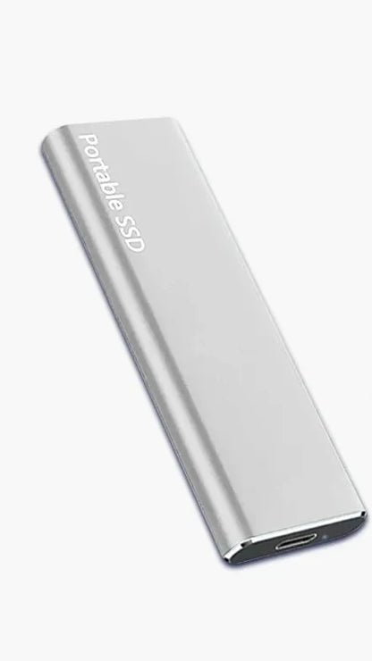 Ultratynd 4TB Bærbar Ekstern USB Harddisk | Slank, Højhastighedsopbevaring Overalt Harddiske Tech Butik Sølv 4TB