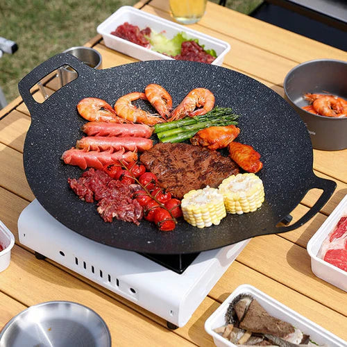 Non-Stick Koreansk Grillpande – Nem og Sund Madlavning gjort Simpel Kitchen & Dining Tech Butik