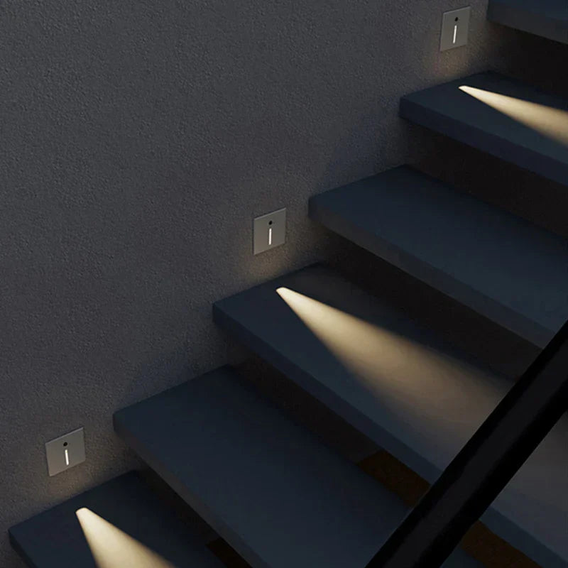 Smart Bevægelsessensor Natlys – Blød Væg­belysning til Trapper Lamps & Lighting Tech Butik