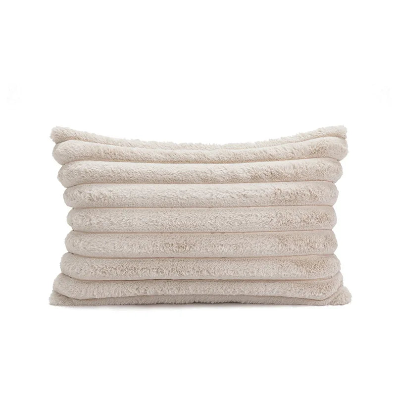 Tuftet Geometrisk Kvast Pudebetræk – Frynset Bomuld/Lin Accent Pillows Tech Butik 1-30X50CM