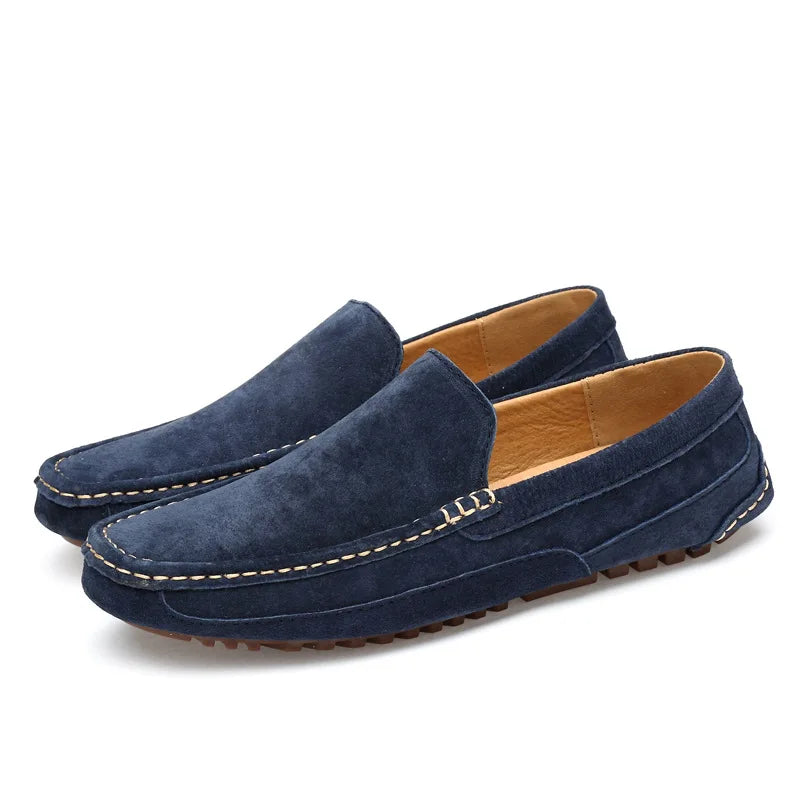 Klassiske Old Money Ruskinds Loafers – Raffineret Stil til Kræsne Smag Shoes Tech Butik Blå 6