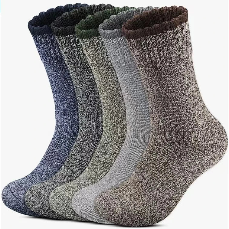 Merinouldsokker – Ekstra Tykkelse & Varme til Vandring & Vinter Home Tech Butik 5 Par - B