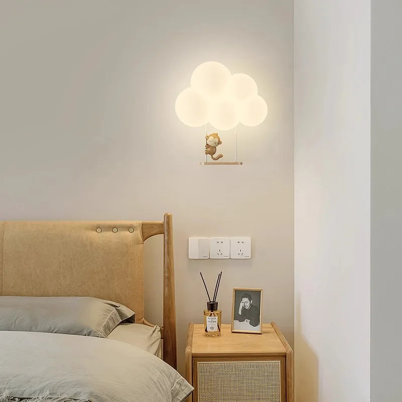 Bedårende Skyformet Væglampe – Charmerende Børneværelsesbelysning Lamps & Lighting Tech Butik
