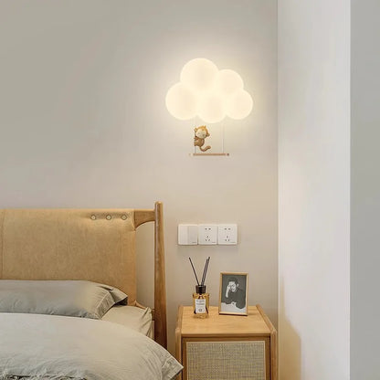 Bedårende Skyformet Væglampe – Charmerende Børneværelsesbelysning Lamps & Lighting Tech Butik