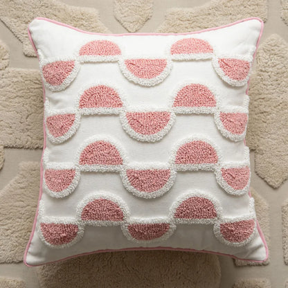 Moderne Løkke-Tuftede Pudebetræk – Stilfuld Geometrisk Broderi Pillows Tech Butik D-45X45CM 1 Pudebetræk