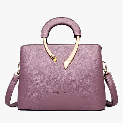 Luksus læder tote håndtaske - Tidløs Elegance med Rummeligt og Alsidigt Design Bags Tech Butik Lilla Taro