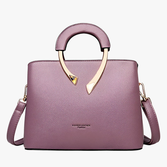 Luksus læder tote håndtaske - Tidløs Elegance med Rummeligt og Alsidigt Design Bags Tech Butik Lilla Taro