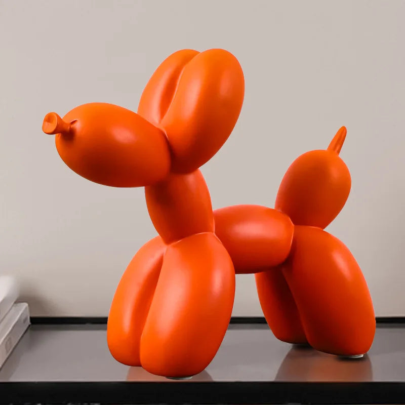 Skandinavisk Ballon Hund Dekoration - Legende Hjem Indretning 22 cm Dekoration Tech Butik Orange