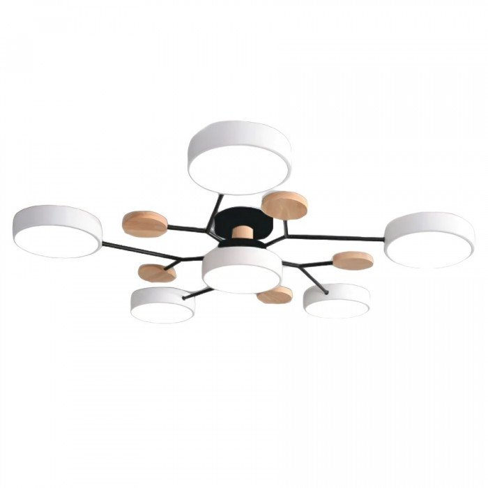 Skandinavisk Loftlampe med Grenstruktur til Moderne Indretning Loftlamper Tech Butik 6 koppen Wit