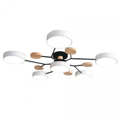 Skandinavisk Loftlampe med Grenstruktur til Moderne Indretning Loftlamper Tech Butik 6 koppen Wit
