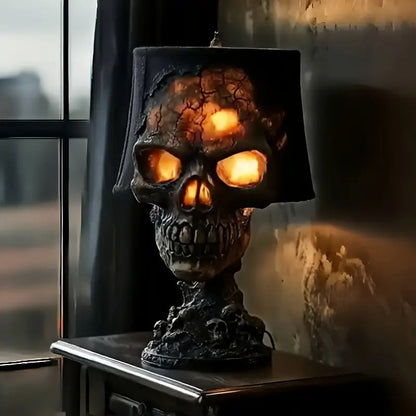 Molten Skull Lava Lampe – Gotisk & Fascinerende Dekoration Bordlamper Tech Butik Default