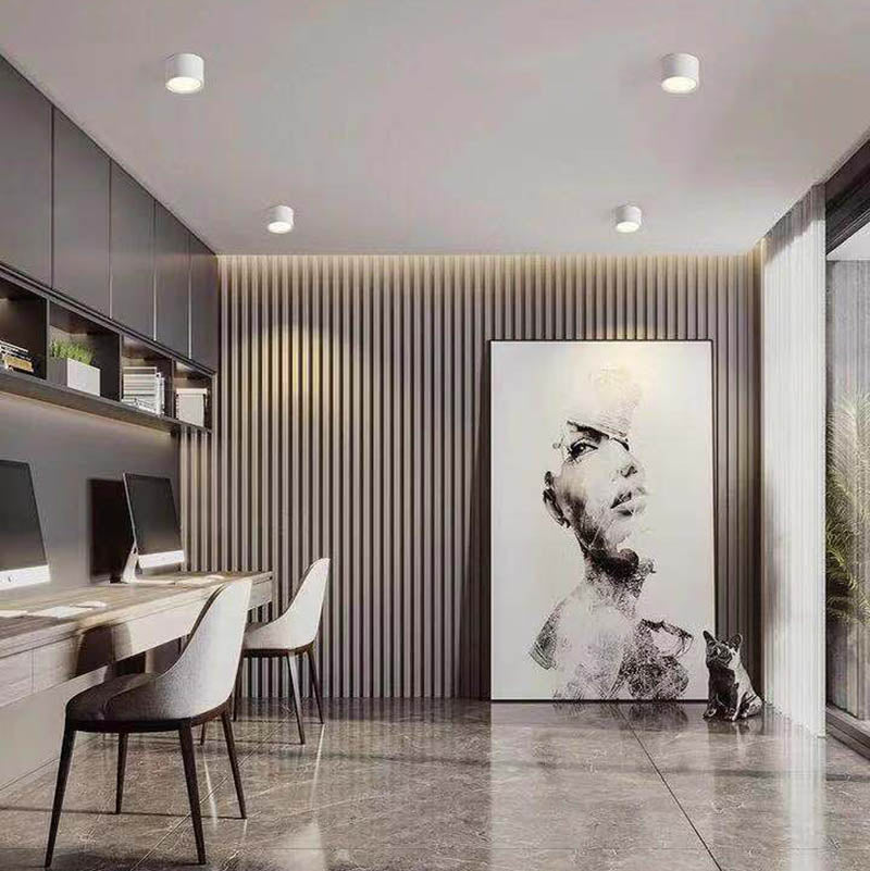 Overflademonteret LED Downlight – Moderne Justerbar Spot Belysning Tech Butik