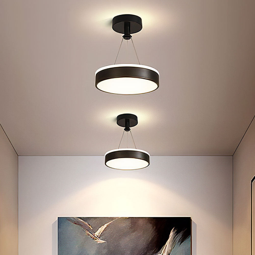 Moderne LED Hængelampe i Metal – Slankt Loftarmatur Belysning Tech Butik
