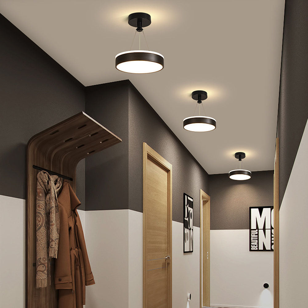 Moderne LED Hængelampe i Metal – Slankt Loftarmatur Belysning Tech Butik