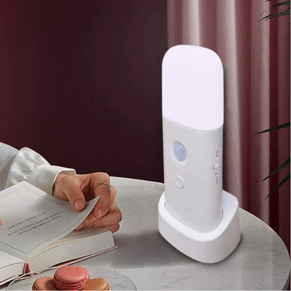 Smart Genopladelig Natlampe med Bevægelsessensor Praktiske lamper Tech Butik
