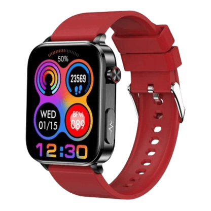 Smart Sundhedsur med Skånsom Overvågning Smart Watch Tech Butik Rød