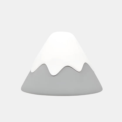 Smart Træ-Bordlampe med Bjerginspireret Design Børnelamper Tech Butik Grå