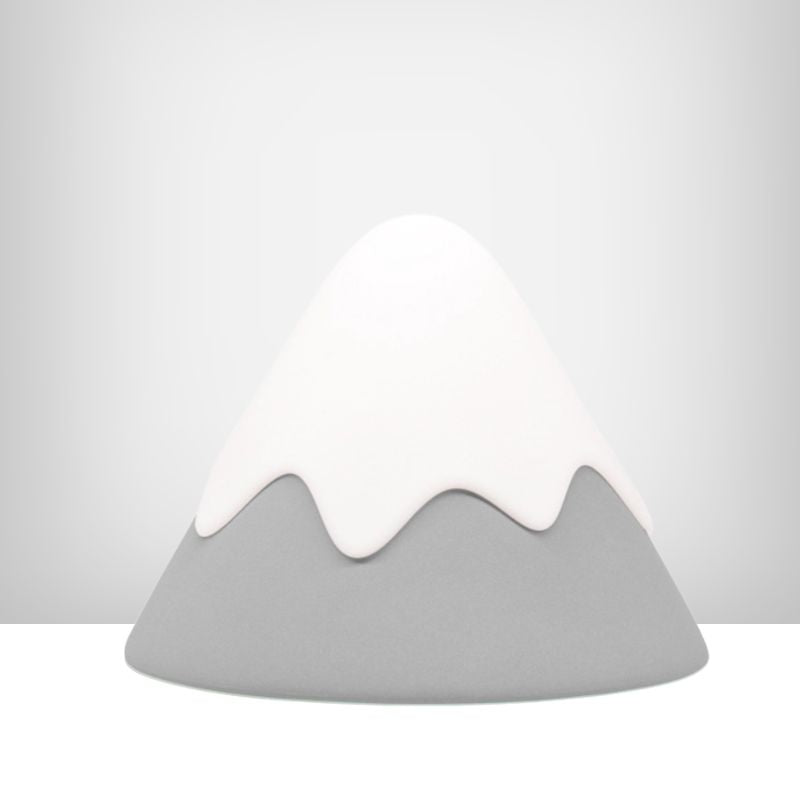 Smart Træ-Bordlampe med Bjerginspireret Design Børnelamper Tech Butik