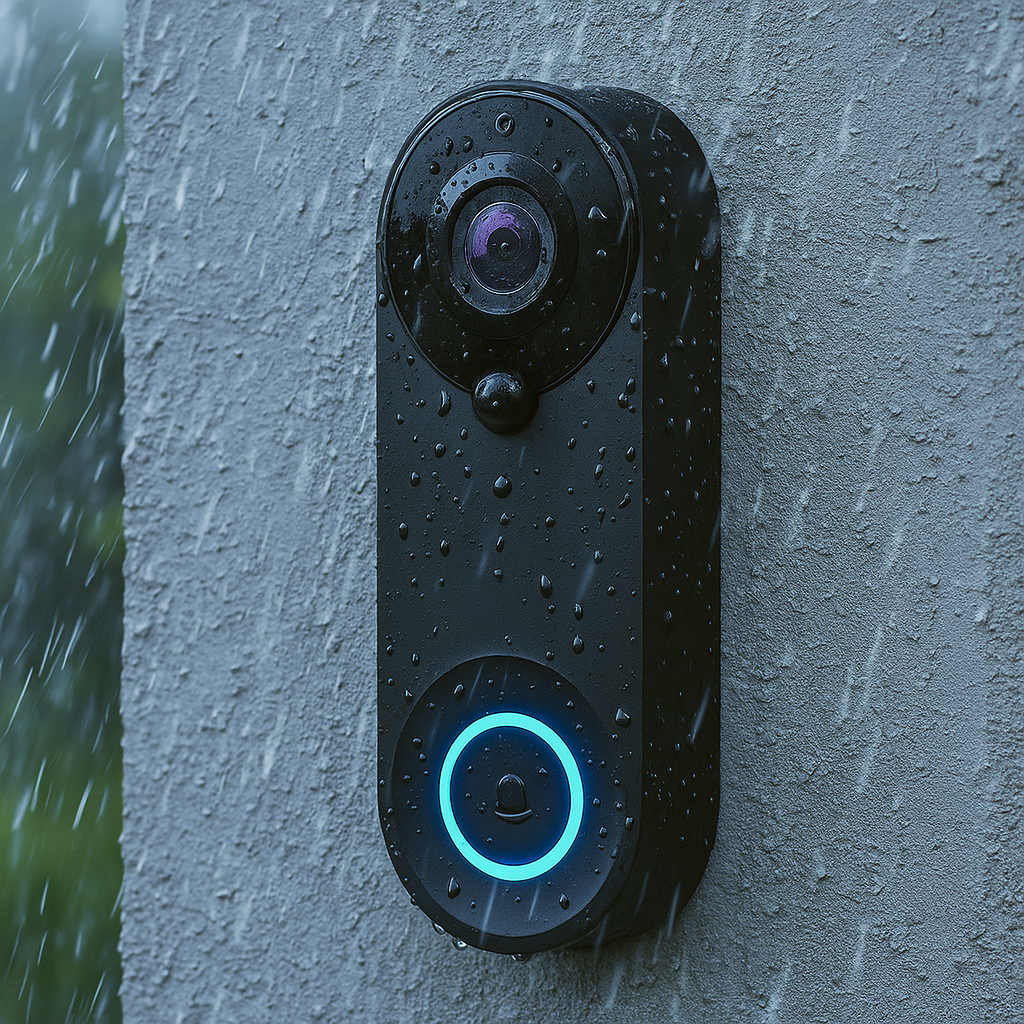 Smart trådløs dørklokke med 1080p HD kamera smarte bevægelsesalarmer og nattsyn til hjemmets sikkerhed Smart Home Sikkerhedssystemer Tech Butik