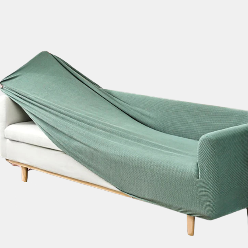 Sofa Betræk med Skridsikker Design – Elegant Jacquard Beskyttelse til Kæledyr Sofapuder Tech Butik Grøn S (90-140 cm)