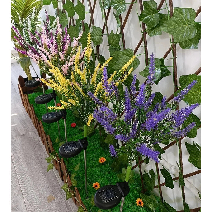 Solcelle LED Haveblomst Lys til Udendørs Dekoration Havebelysning Tech Butik