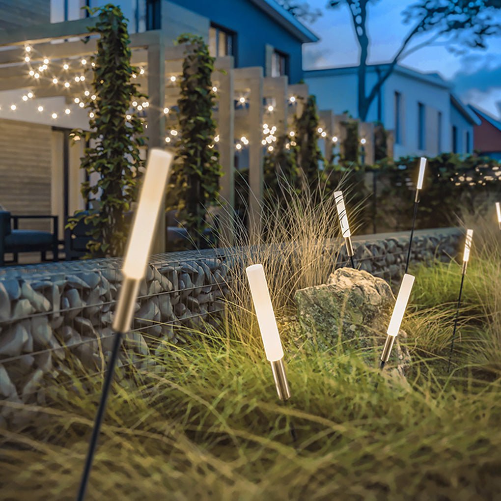 Solcellelamper Udendørs - Minimalistiske Rørlys til Haven med LED Belysning Udendørs belysning Tech Butik Default