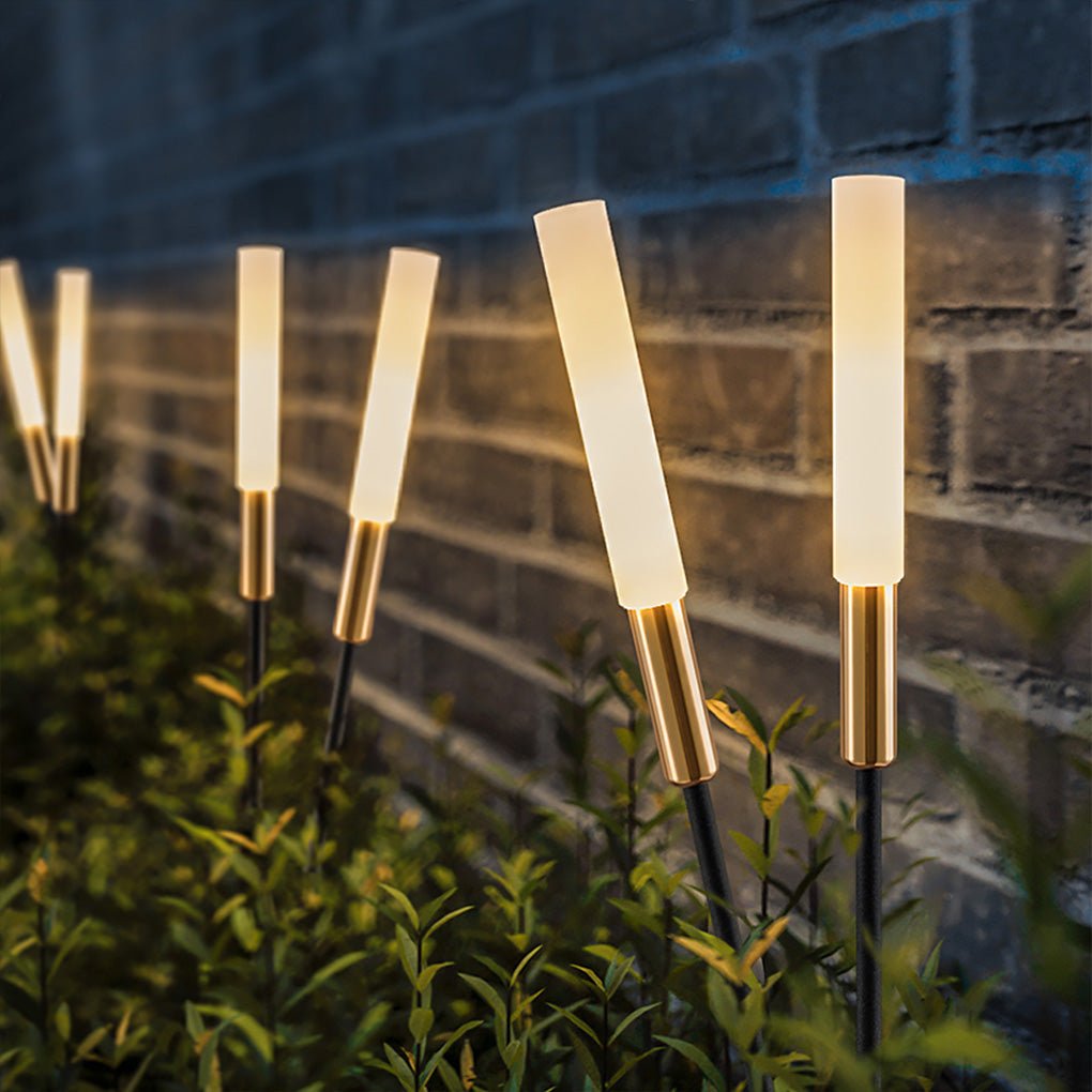 Solcellelamper Udendørs - Minimalistiske Rørlys til Haven med LED Belysning Udendørs belysning Tech Butik