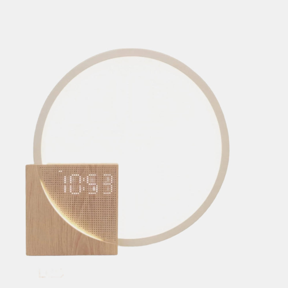 Solopgangs Vækkeur med Touch Lys og Oplader Clocks Tech Butik