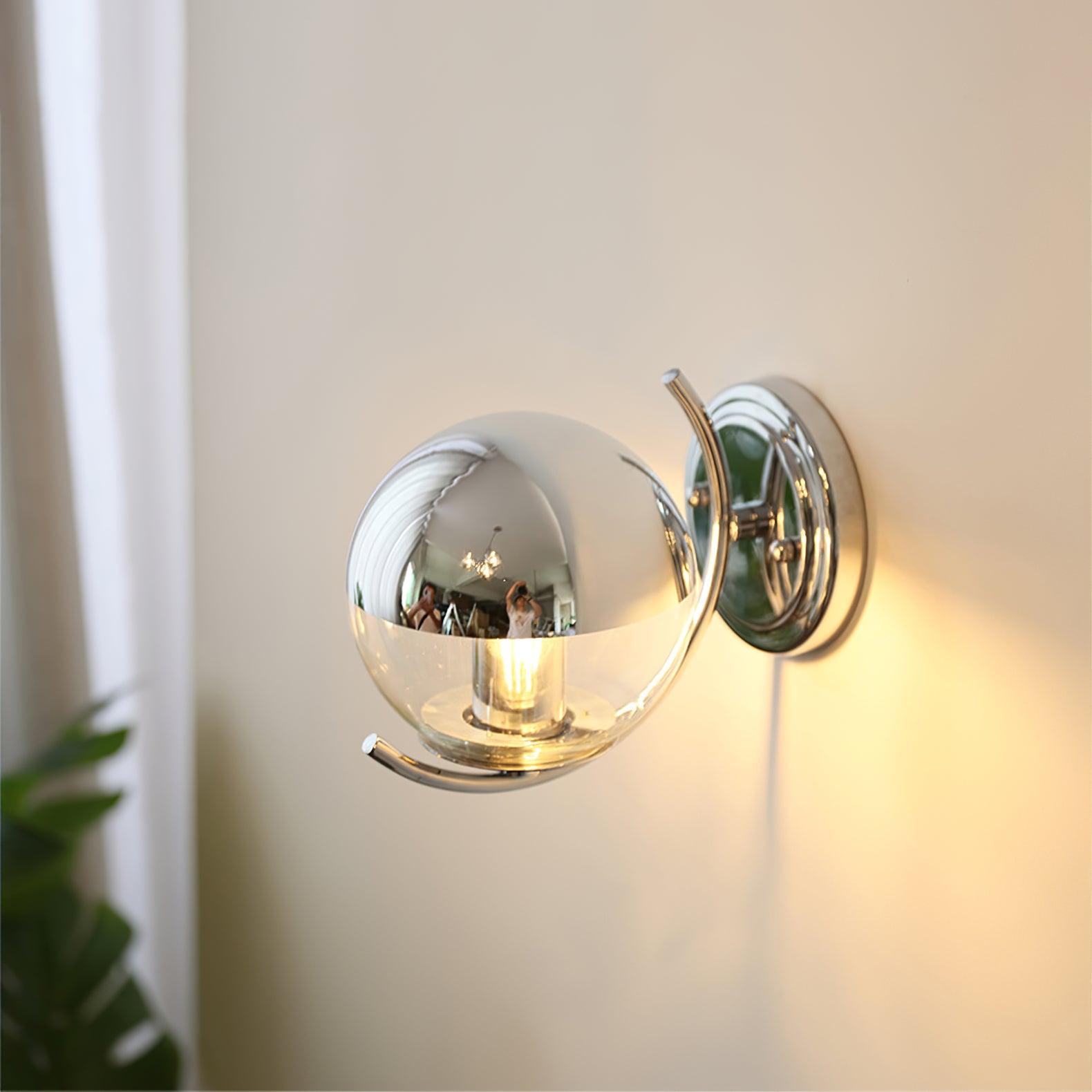 Moderne Glas Væglampe med Minimalistisk Udtryk Væglamper Tech Butik