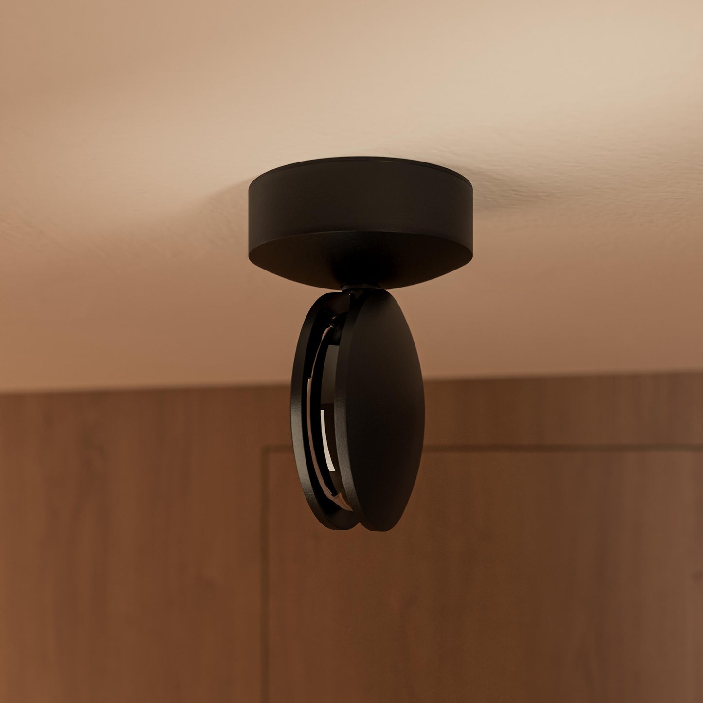 Drejbar Væglampe – Stilren Belysning med Fleksibel Lysretning Ceiling lights Tech Butik Sort