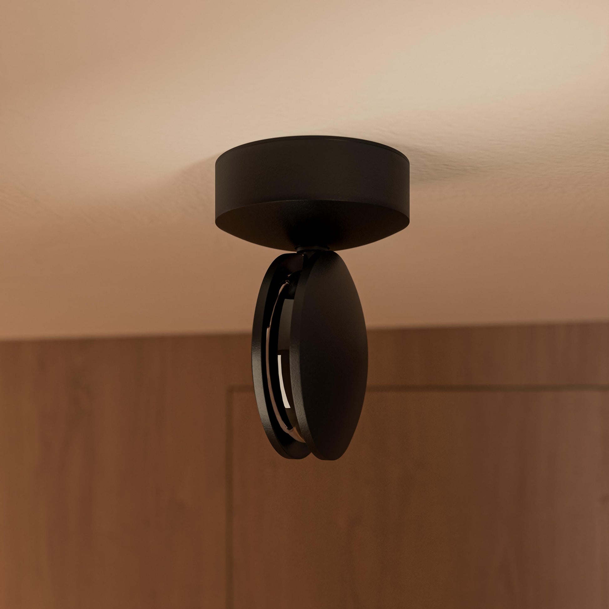 Drejbar Væglampe – Stilren Belysning med Fleksibel Lysretning Ceiling lights Tech Butik Sort