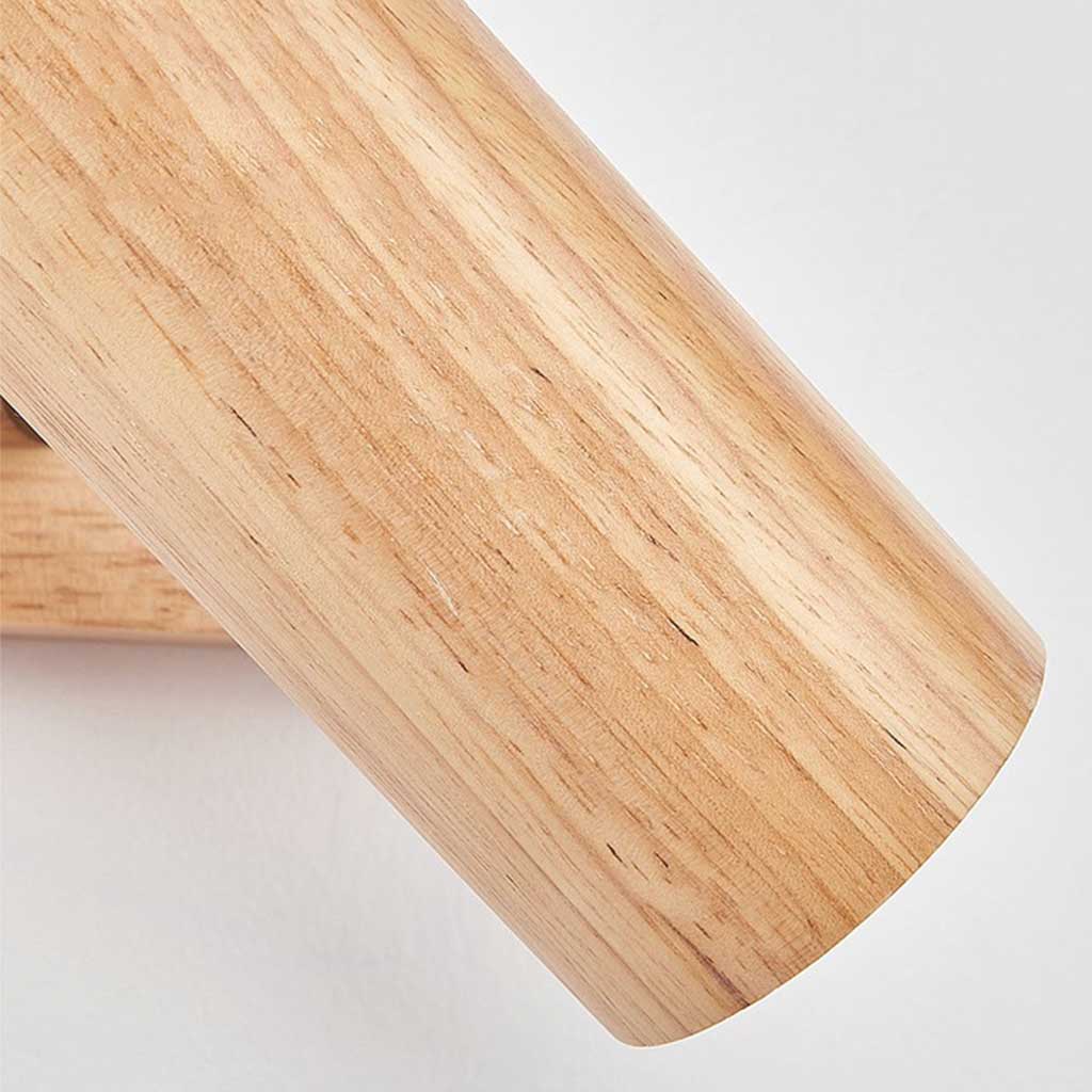 Nordisk Enkel Træ Væglampe – Justerbar LED-Spotlight til Moderne Stemningsbelysning Ceiling Lights Tech Butik