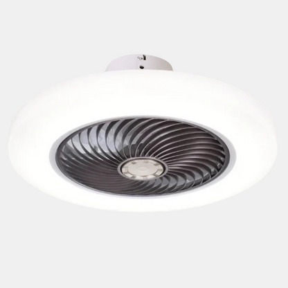 Stille Plafondventilator med Dimbare LED og Fjernbetjening Loftventilatorlampe Tech Butik Kaffe