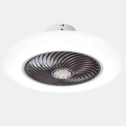 Stille Plafondventilator med Dimbare LED og Fjernbetjening Loftventilatorlampe Tech Butik Kaffe