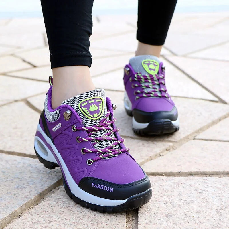 Dame Sneakers med Stødabsorberende Luftpude Kvinders sko Tech Butik