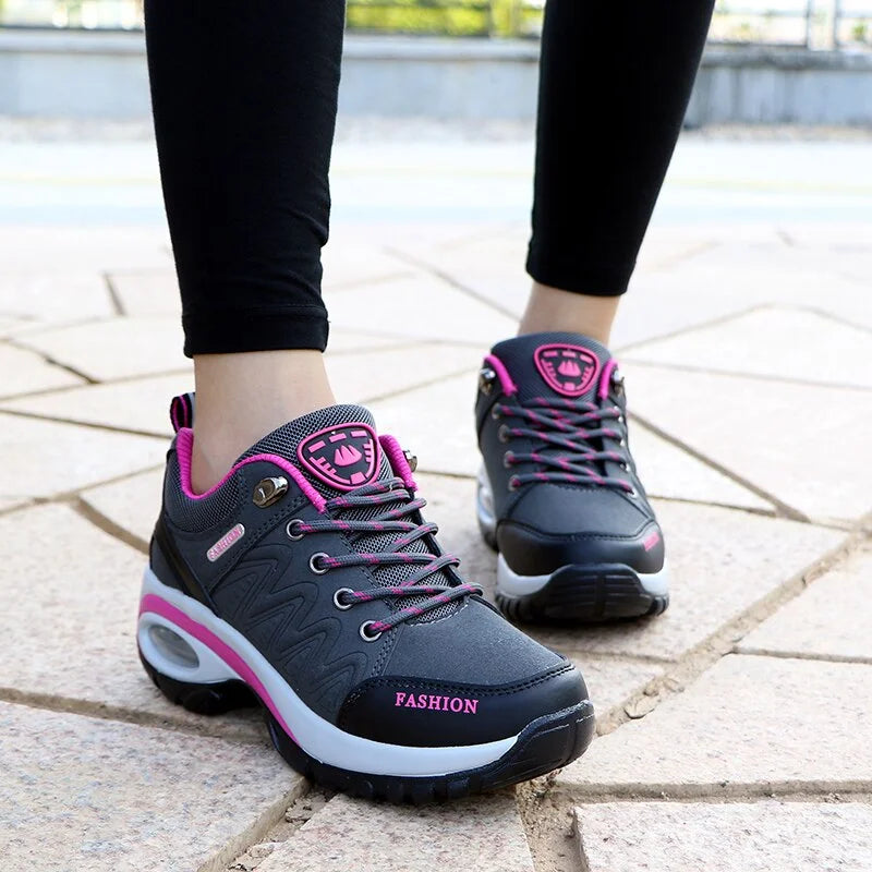 Dame Sneakers med Stødabsorberende Luftpude Kvinders sko Tech Butik