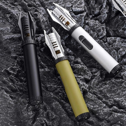 Stormtændstik med Justerbar Jetflamme – Pålidelig Antændelse i Enhver Vejr Flame lighter Tech Butik Oliven