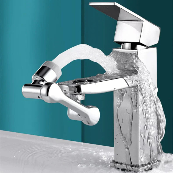 360° Drejelig Vandhane Forlænger – Universal Pasform til Nem Vask Faucet Tech Butik