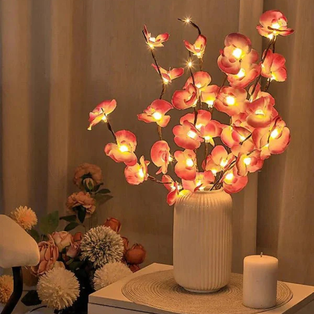 Blomsterlys Blossoms omfavnelse - Naturens charme til at lyse dit hjem op home decor Tech Butik