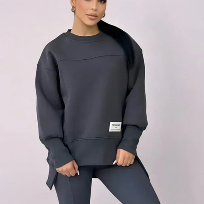 Kvindernes todelte buksesæt – Moderne matchende top og bukser Fashion Tech Butik