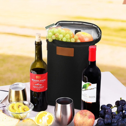 Isoleret Dobbelt Vinflaske Taske – Stilfuld og Bærbar til Perfekt Nedkøling Bags Tech Butik