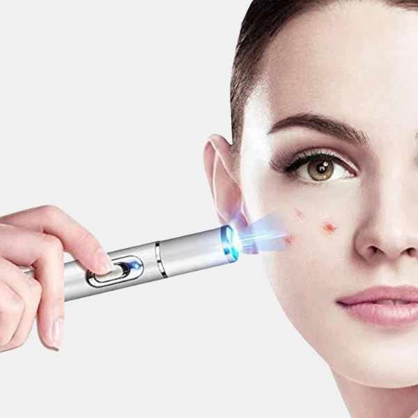Blå Lys Hudterapi Laserpen – Kompakt Hudplejeværktøj til Daglig Brug Skin Care Tech Butik