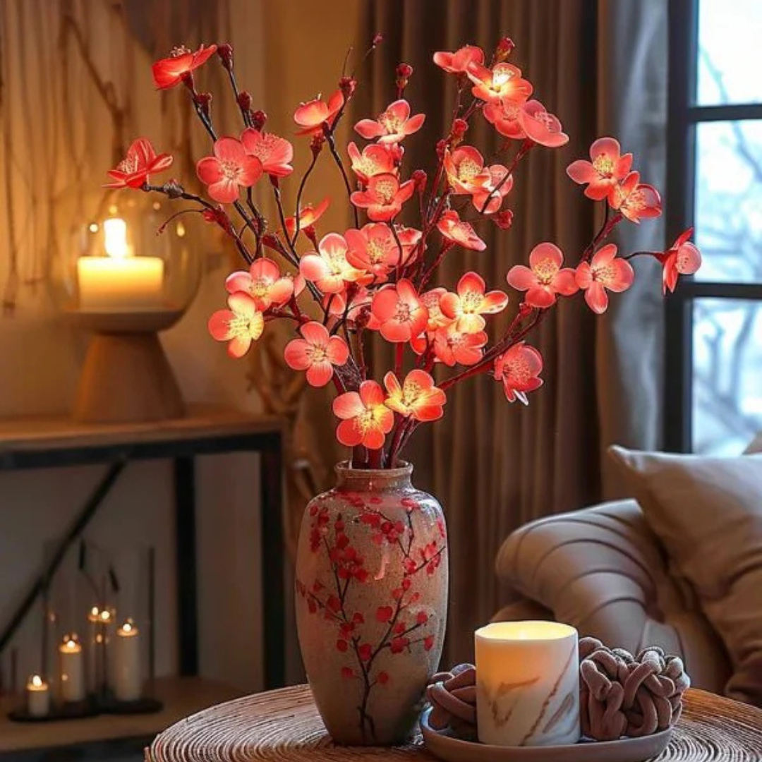 Blomsterlys Blossoms omfavnelse - Naturens charme til at lyse dit hjem op home decor Tech Butik