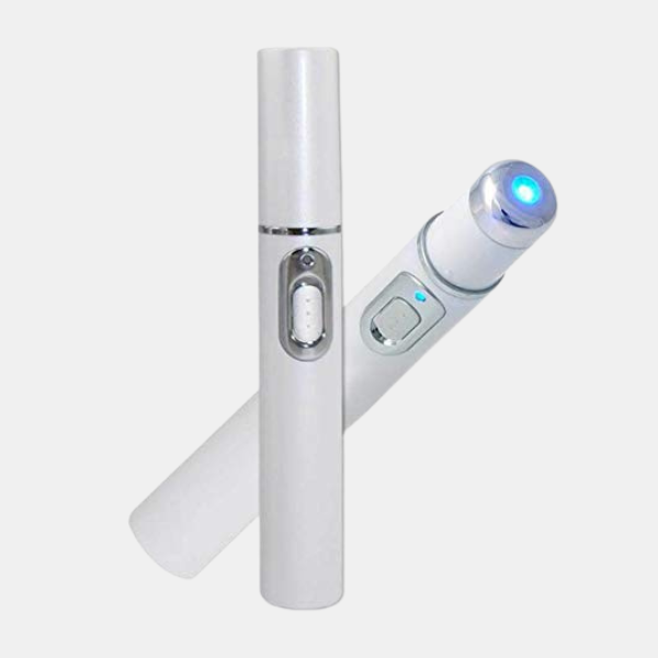 Blå Lys Hudterapi Laserpen – Kompakt Hudplejeværktøj til Daglig Brug Skin Care Tech Butik