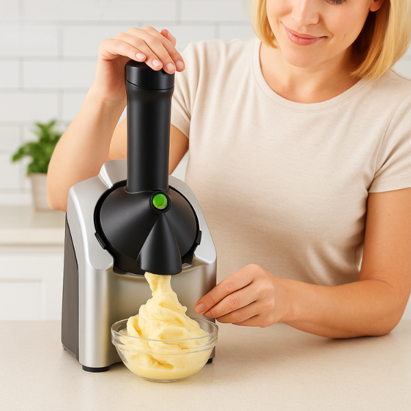 Elektronisk ismaskine – Hurtig og nem hjemmelavet frossen dessert Kitchen & Dining Tech Butik